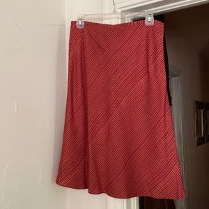 Y2K Silk MIDI Skirt w/ hidden side zipper